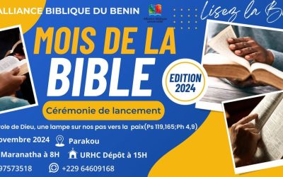 Lancement mois de la Bible