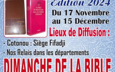 Le mois de la Bible poursuit son cours