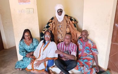 Visite aux groupes d&rsquo;écoute FVE de Nikki, distribution de Bibles et visite au roi.