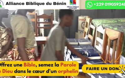 Offrez une Bible à un orphelin