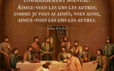 Méditation du jour : « Aimez-vous les uns les autres » (Jean 13:34)