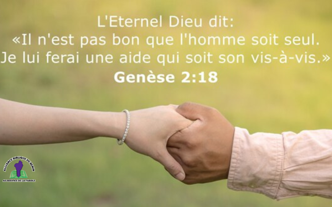 Méditation du jour : « Façonnés pour la relation : l’essence du partenaire fidèle » (Genèse 2:18)