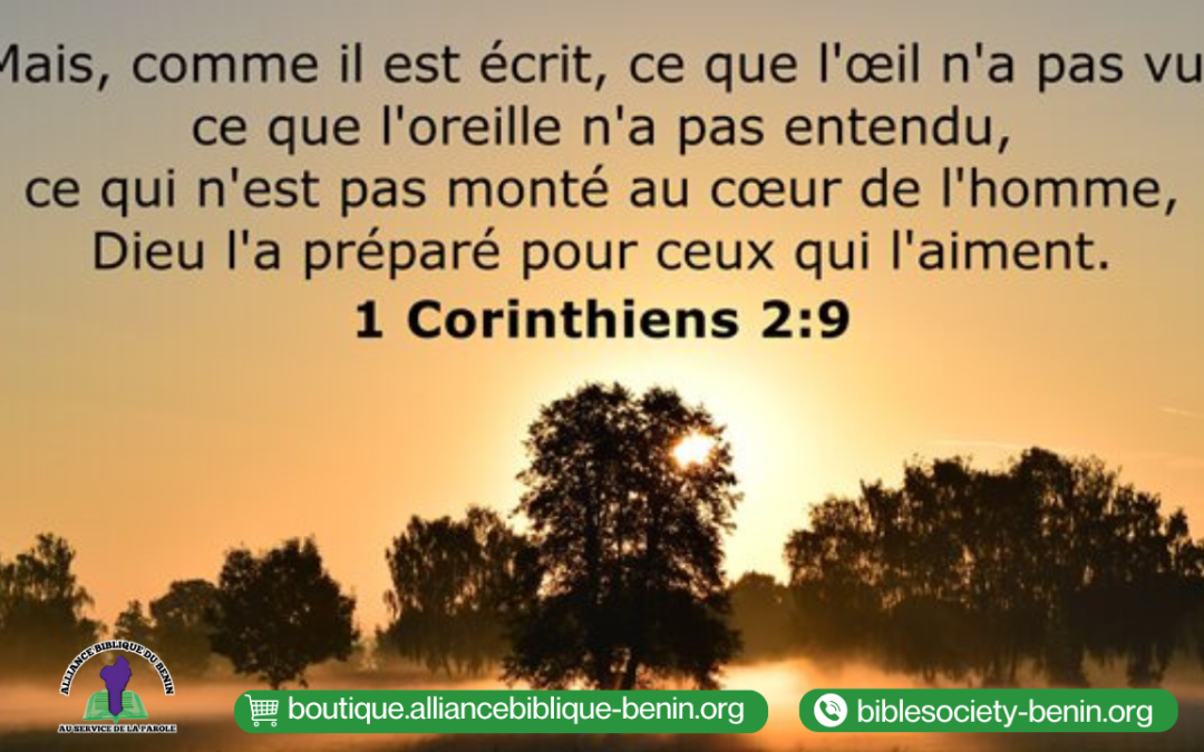 Méditation du jour : « Ce que l’œil n’a pas vu… » (1 Corinthiens 2:9)