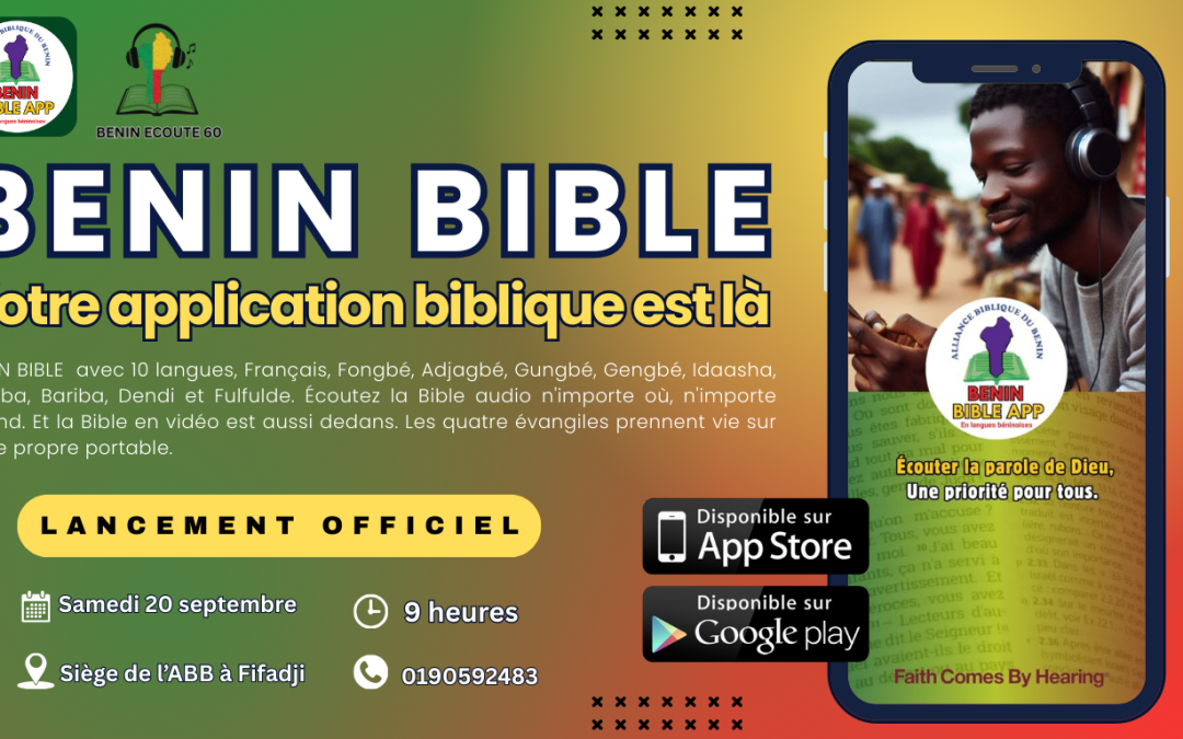 LANCEMENT OFFICIEL DE BENIN BIBLE