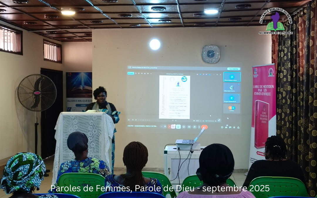 Paroles de Femmes Parole de Dieu – septembre 2025