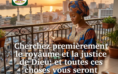 Méditation du jour : « Cherchez premièrement le royaume de Dieu » — Matthieu 6.33