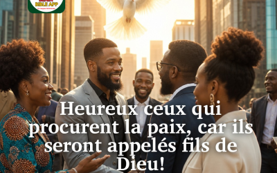 Méditation du jour : « Heureux les artisans de paix » — Matthieu 5,9
